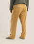 Reversible straight leg pants with elastic waistband